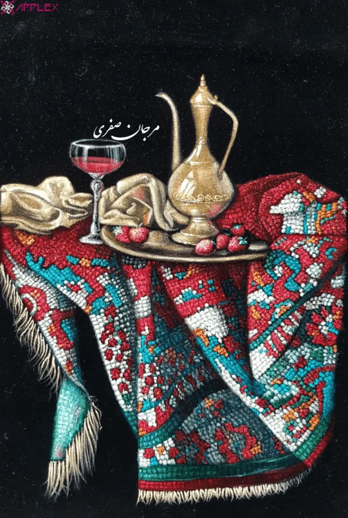 نقاشی جام توت