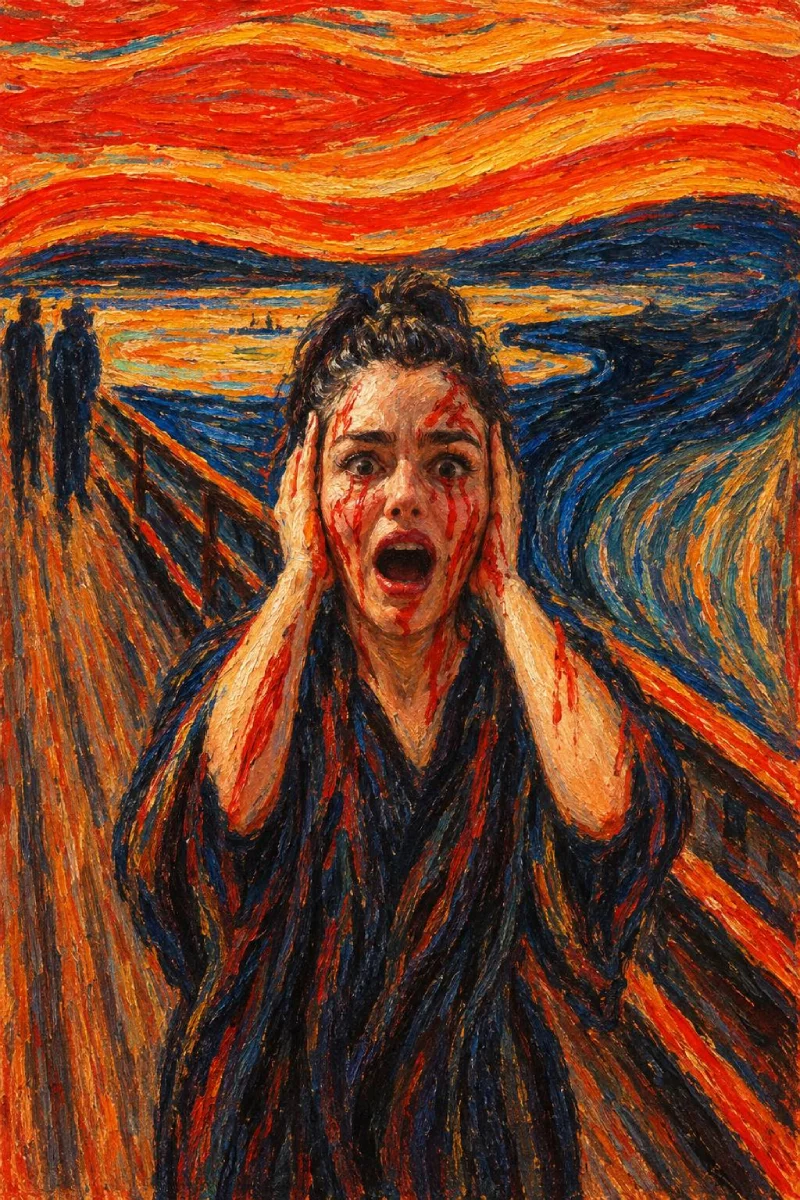 نقاشی طرح جیغ